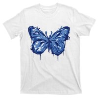 Butterfly Ink Dripping T-Shirt