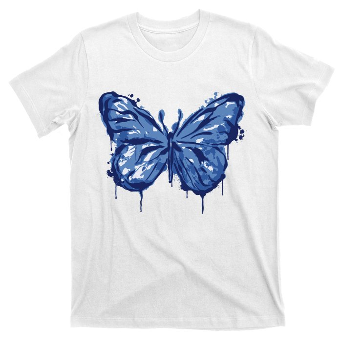 Butterfly Ink Dripping T-Shirt