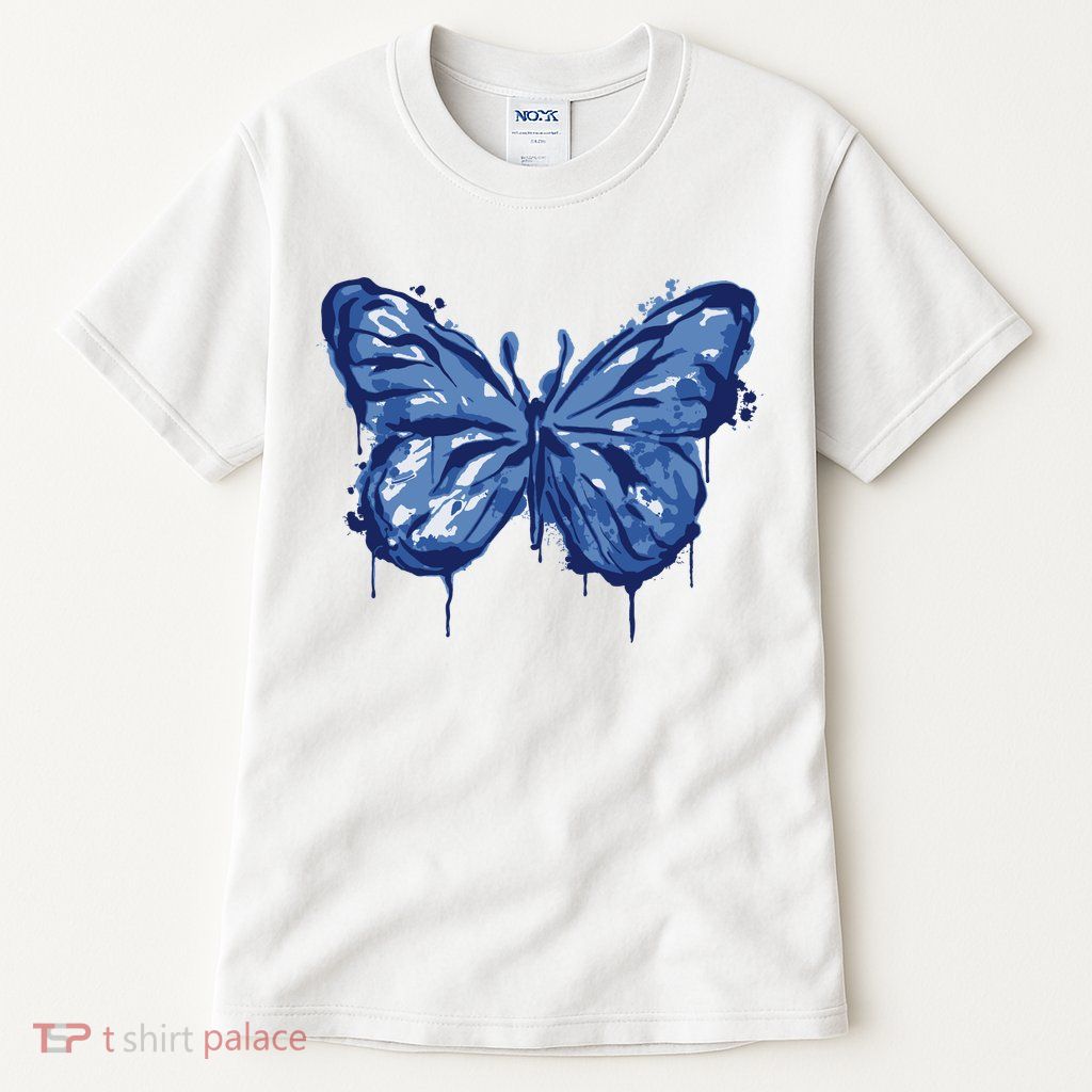 Butterfly Ink Dripping Tall T-Shirt