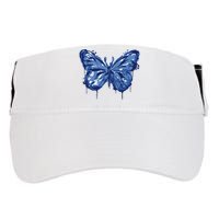 Butterfly Ink Dripping Adult Drive Performance Visor