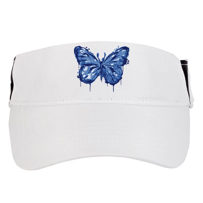 Butterfly Ink Dripping Adult Drive Performance Visor