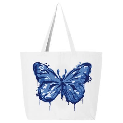 Butterfly Ink Dripping 25L Jumbo Tote