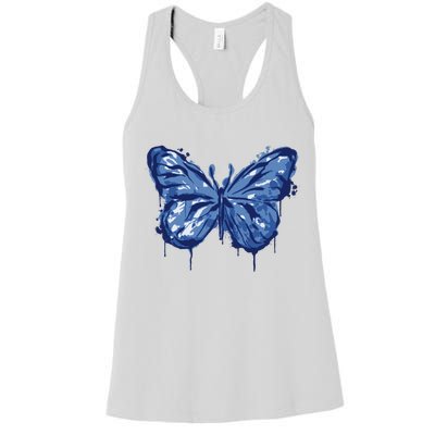 Butterfly Ink Dripping Women's Racerback Tank