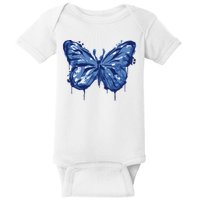 Butterfly Ink Dripping Baby Bodysuit