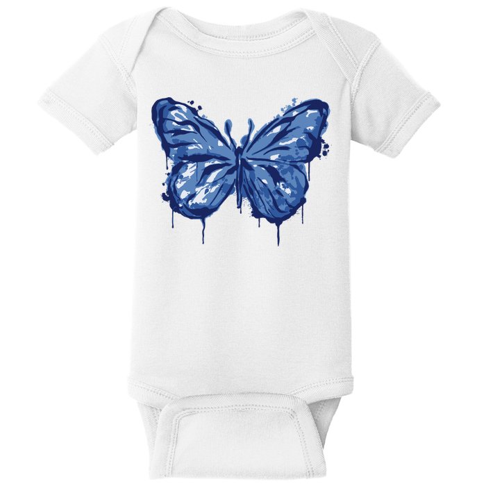Butterfly Ink Dripping Baby Bodysuit