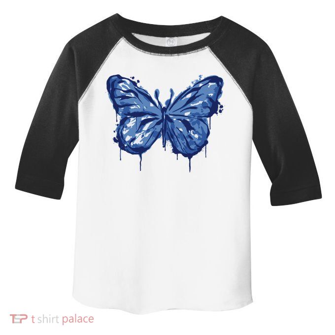 Butterfly Ink Dripping Toddler Fine Jersey T-Shirt