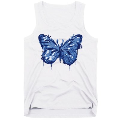 Butterfly Ink Dripping Tank Top