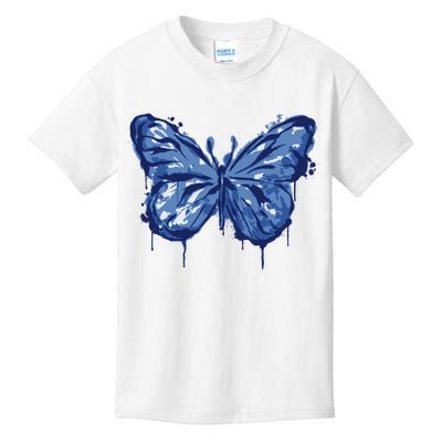 Butterfly Ink Dripping Kids T-Shirt