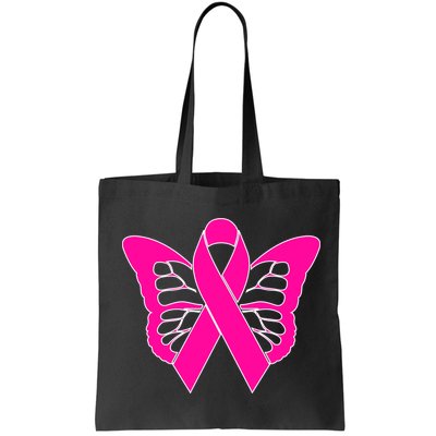 Butterfly Ribbon Breast Cancer Bag