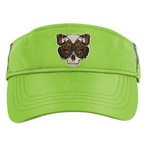 Butterfly Skull Moth Adult Drive Performance Visor