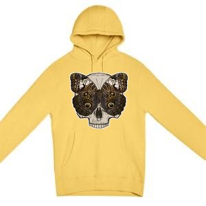 Butterfly Skull Moth Premium Pullover Hoodie