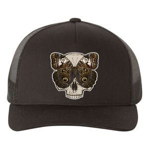 Butterfly Skull Moth Yupoong Adult 5-Panel Trucker Hat