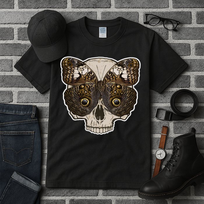 Butterfly Skull Moth Tall T-Shirt