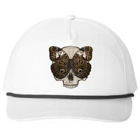 Butterfly Skull Moth Snapback Five-Panel Rope Hat