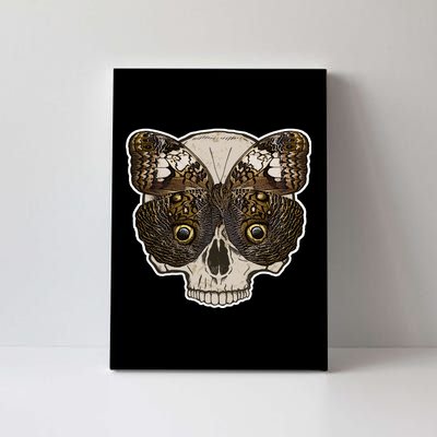 Butterfly Skull Moth Canvas