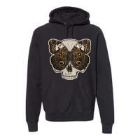 Butterfly Skull Moth Premium Hoodie