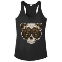 Butterfly Skull Moth Ladies PosiCharge Competitor Racerback Tank