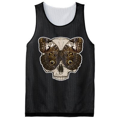Butterfly Skull Moth Mesh Reversible Basketball Jersey Tank