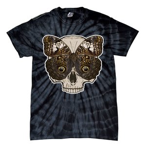 Butterfly Skull Moth Tie-Dye T-Shirt