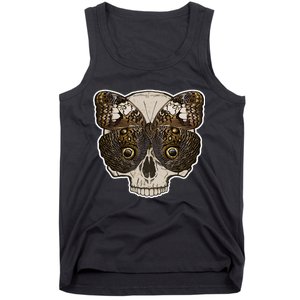 Butterfly Skull Moth Tank Top