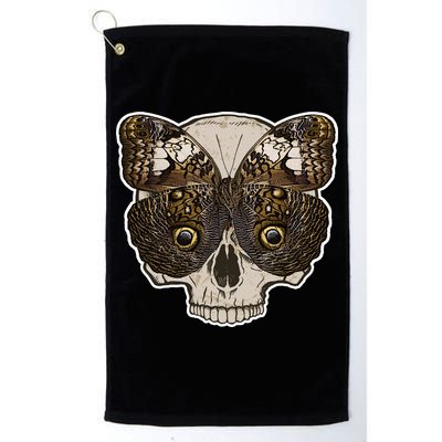 Butterfly Skull Moth Golf Towel