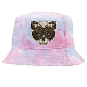 Butterfly Skull Moth Tie-Dyed Bucket Hat