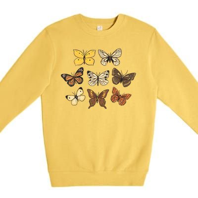 Butterfly Species Premium Crewneck Sweatshirt