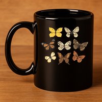 Butterfly Species 11oz C Handle Ceramic Mug