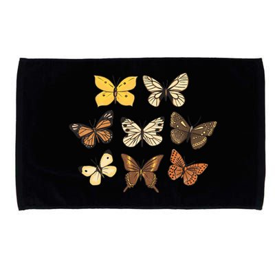 Butterfly Species Microfiber Hand Towel