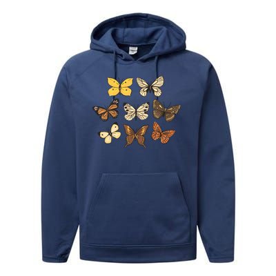 Butterfly Species Performance Fleece Hoodie