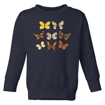 Butterfly Species Toddler Sweatshirt