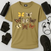 Butterfly Species Cooling Performance Crew T-Shirt