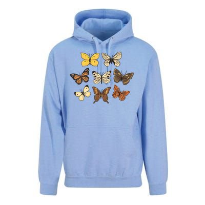 Butterfly Species Unisex Surf Hoodie