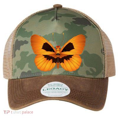 Butterfly With Face Halloween Pumpkin Legacy Tie Dye Trucker Hat