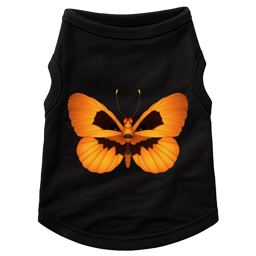 Butterfly With Face Halloween Pumpkin Doggie Tank