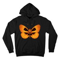 Butterfly With Face Halloween Pumpkin Hoodie