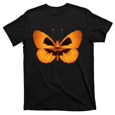 Butterfly With Face Halloween Pumpkin T-Shirt