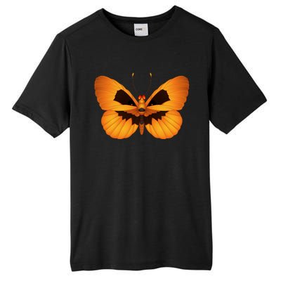 Butterfly With Face Halloween Pumpkin Tall Fusion ChromaSoft Performance T-Shirt