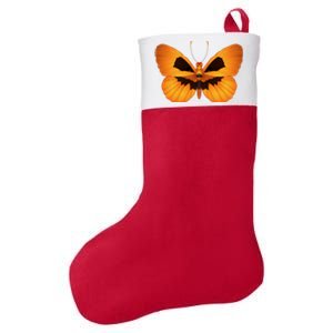 Butterfly With Face Halloween Pumpkin Felt Holiday Christmas Stocking