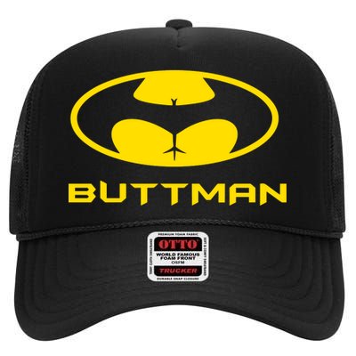 Buttman High Crown Mesh Back Trucker Hat