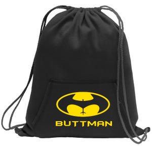 Buttman Sweatshirt Cinch Pack Bag