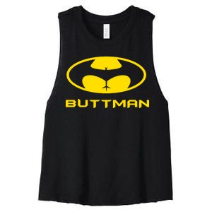 Buttman Women's Racerback Cropped Tank