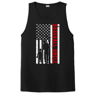 Baseball Uncle USA Flag PosiCharge Competitor Tank