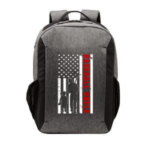 Baseball Uncle USA Flag Vector Backpack