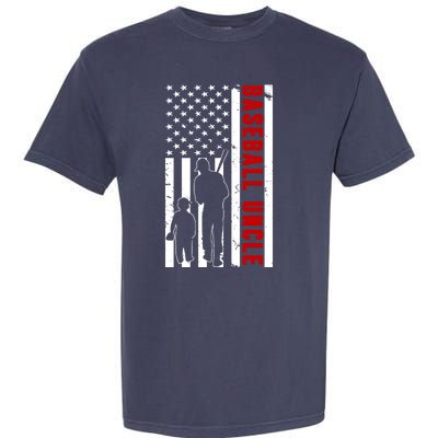 Baseball Uncle USA Flag Garment-Dyed Heavyweight T-Shirt