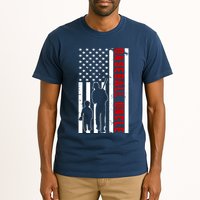 Baseball Uncle USA Flag Tall T-Shirt