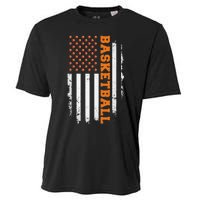 Basketball USA US Flag Basketball Men Cooling Performance Crew T-Shirt