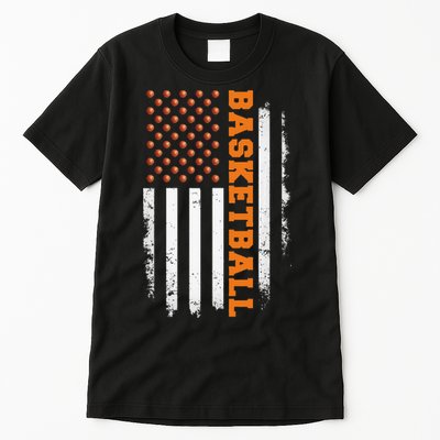 Basketball USA US Flag Basketball Men Tall T-Shirt