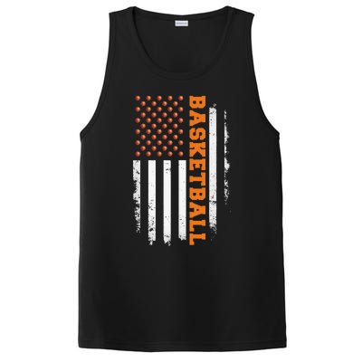 Basketball USA US Flag Basketball Men PosiCharge Competitor Tank