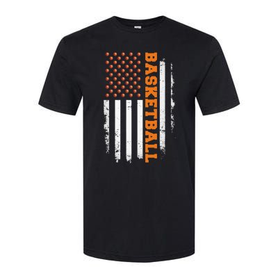 Basketball USA US Flag Basketball Men Softstyle CVC T-Shirt